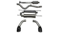 Corsa 12-14 Scion FRS / Subaru BRZ Black Tip Sport Cat-Back Exhaust - Crew Original
