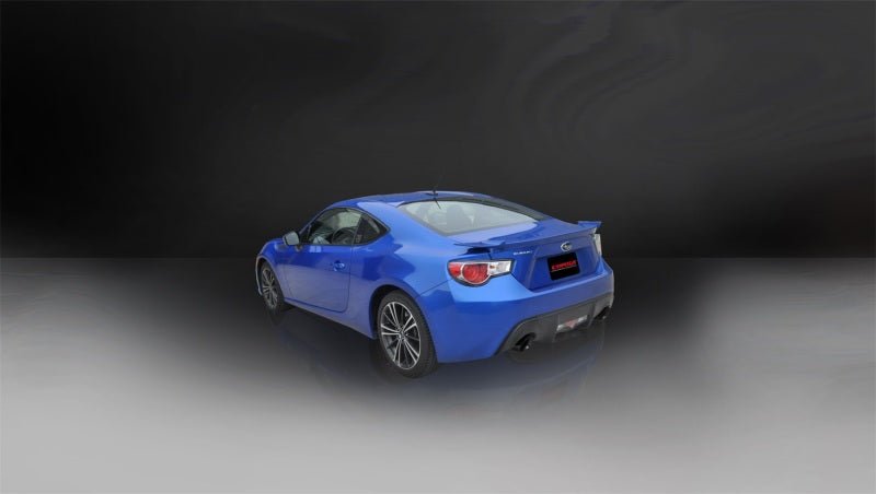 Corsa 12-14 Scion FRS / Subaru BRZ Black Tip Sport Cat-Back Exhaust - Crew Original