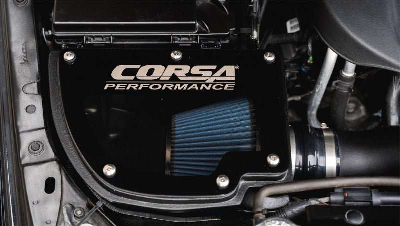 Corsa 12-18 Jeep Wrangler JK 3.6L V6 Closed Box Air Intake w/ MaxFlow 5 Oiled Filter - Crew Original