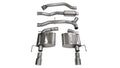 Corsa 13-14 Cadillac ATS Sedan 2.0L A/T Polished Sport Dual Rear Cat-Back Exhaust - Crew Original