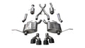 Corsa 14-16 Jeep Grand Cherokee Summit Edition Black 2.5in Dual Rear Exit Cat-Back Exhaust - Crew Original