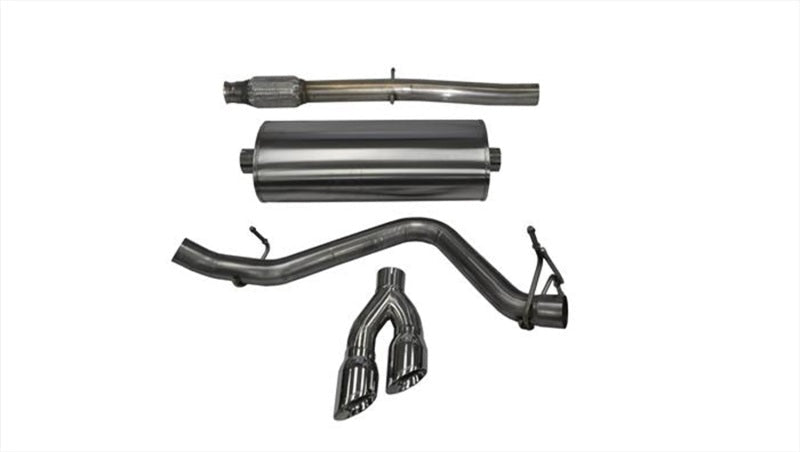 Corsa 14-17 Chevy Silverado 1500 5.3L V8 CC / SB 3in Single Side Exit Touring Cat-Back Exhaust - Crew Original