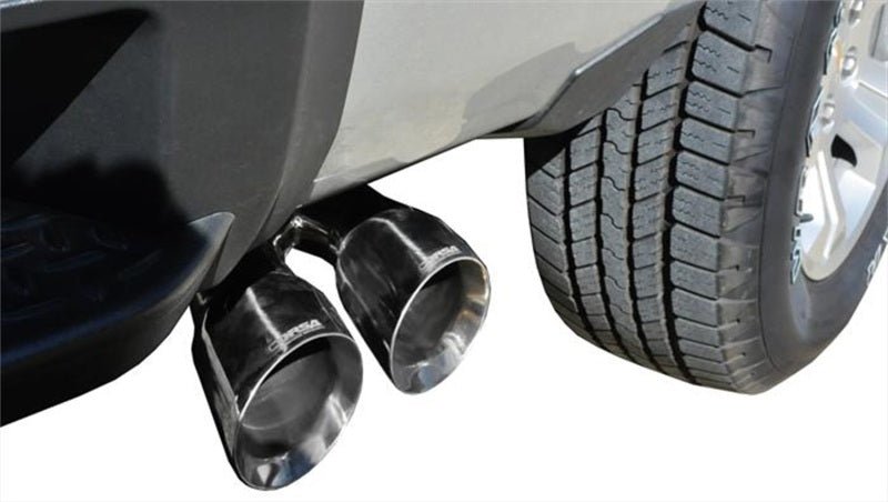 Corsa 14-17 Chevy Silverado 1500 5.3L V8 CC / SB 3in Single Side Exit Touring Cat-Back Exhaust - Crew Original