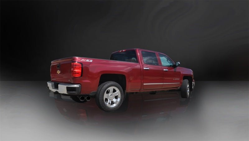 Corsa 14 GM Sierra/Silverado 1500 Crew/Dbl / Short/Std. Bed 6.2L V8 Black Sport Single Side CB Exht - Crew Original