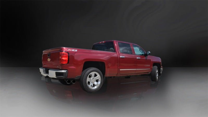 Corsa 14 GM Sierra/Silverado 1500 Crew/Dbl / Short/Std. Bed 6.2L V8 Black Sport Single Side CB Exht - Crew Original