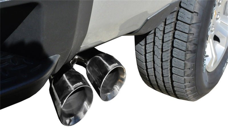 Corsa 14 GMC Sierra/Chevy Silv 1500 Crew Cab/Short Bed 5.3L V8 Polished Sport Single Side CB Exhaust - Crew Original