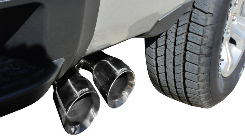 Corsa 14 GMC Sierra/Chevy Silv 1500 Reg. Cab/Std. Bed 5.3L V8 Polished Sport Single Side CB Exhaust - Crew Original