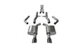 Corsa 15-16 Dodge Charger SRT/Scat Pack/R/T 6.4L Black Xtreme Cat-Back Exhaust - Crew Original