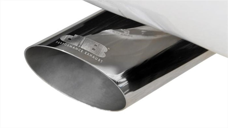 Corsa 15-16 Ford F-150 EcoBoost Cat-Back Single Side Exit w/ 4.0in Polished Tip - Crew Original