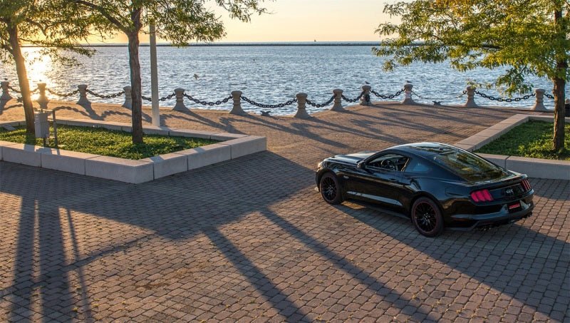Corsa 15-16 Ford Mustang GT 5.0 3in Axle Back Exhaust Black Quad Tips (Sport) - Crew Original
