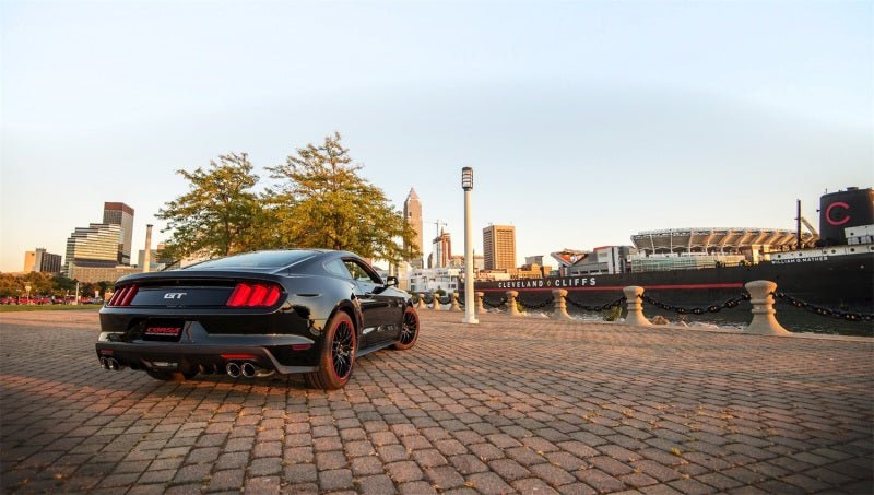Corsa 15-16 Ford Mustang GT 5.0 3in Axle Back Exhaust Polish Quad Tips (Sport) - Crew Original