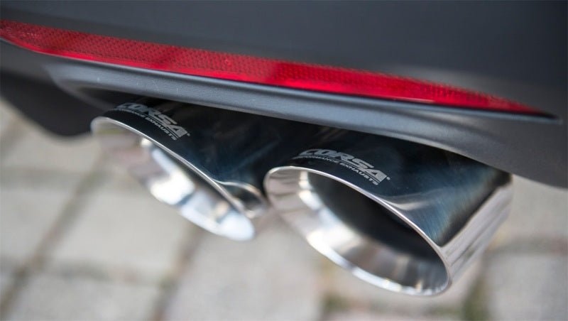 Corsa 15-16 Ford Mustang GT 5.0 3in Axle Back Exhaust Polish Quad Tips (Sport) - Crew Original