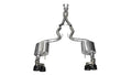 Corsa 15-16 Ford Mustang GT 5.0 3in Cat Back Exhaust Black Quad Tips (Xtreme) - Crew Original