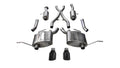 Corsa 15-16 Jeep Grand Cherokee Black 2.5in Dual Rear Exit Cat-Back Exhaust - Crew Original