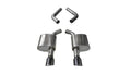 Corsa 15-19 Dodge Charger 6.4L/17-19 Dodge Charger 5.7L Black Sport AxleBack Exhaust w/4.5in Tips - Crew Original