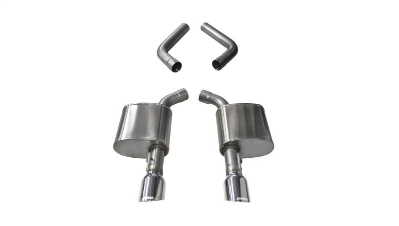 Corsa 15-19 Dodge Charger 6.4L/17-19 Dodge Charger 5.7L Polished Sport AxleBack Exhaust w/4.5in Tips - Crew Original