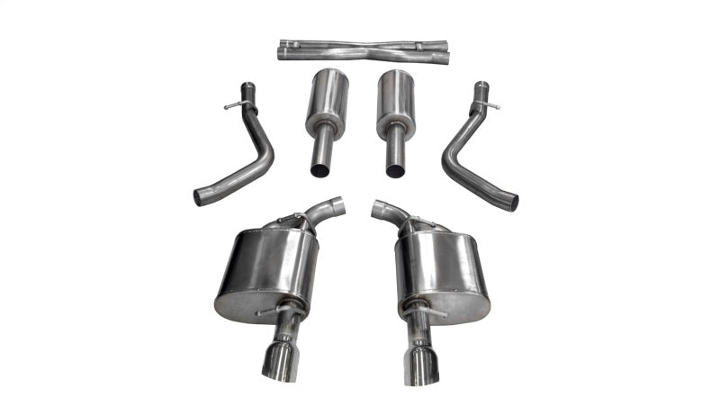 Corsa 17-18 Dodge Charger 5.7L V8 Xtreme Cat-Back Dual Rear Exit w/4.5in Polished Tips - Crew Original