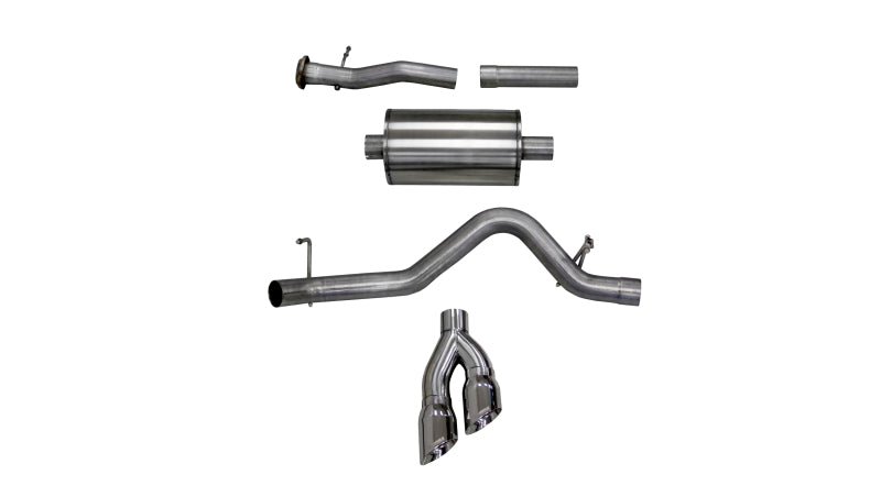 Corsa 17 Chevy Colorado 3.6L Extended Cab/ Long BedSport Cat-Back System Single Rear Exit - Crew Original