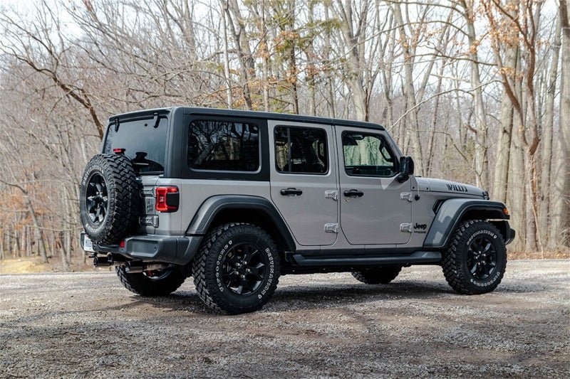 Corsa 18-21 Jeep Wrangler JLU 3.6L 2.75in Sport Cat-Back Exhaust w/ 4in Black Tips - Crew Original