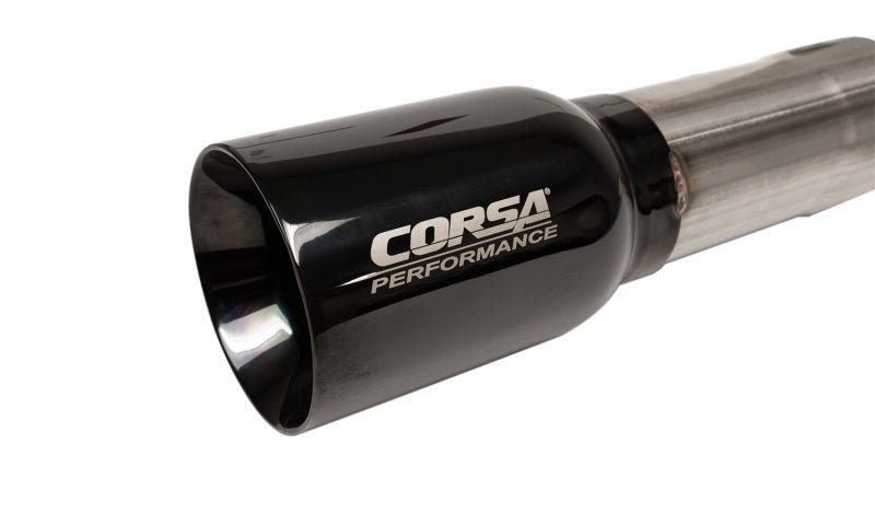 Corsa 18-21 Jeep Wrangler JLU 3.6L 2.75in Sport Cat-Back Exhaust w/ Black Tips - Crew Original