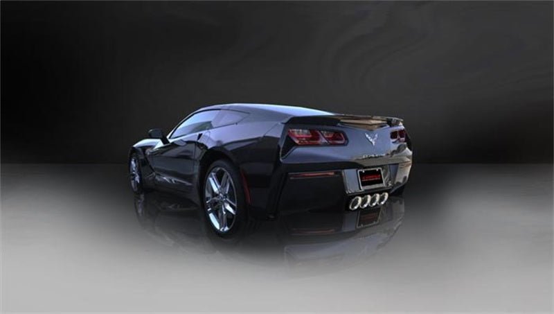 Corsa 2014 Corvette C7 Coupe 6.2L V8 AT/MT 2.75in Valve-Back Dual Rear Exit Polished Xtreme Exh - Crew Original