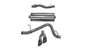 Corsa 2015 GMC Yukon XL 1500 5.3L V8 3in Cat-Back Single Side Exit Twin 4in Black Tips - Crew Original