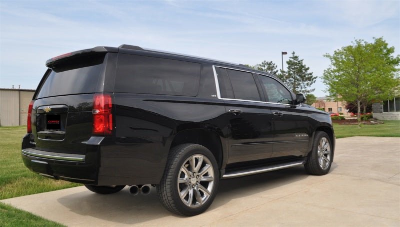 Corsa 2015 GMC Yukon XL 1500 5.3L V8 3in Cat-Back Single Side Exit Twin 4in Polished Tips - Crew Original