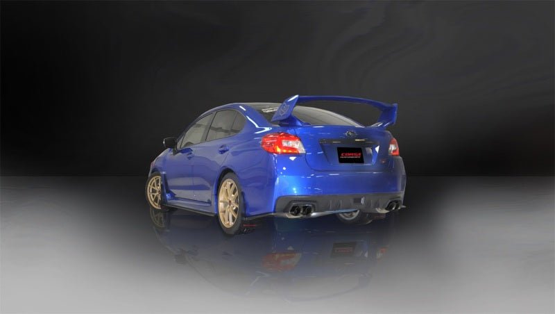 Corsa 2015 Subaru WRX Cat Back Exhaust, Black Quad 3.5in Tips *Sport* - Crew Original