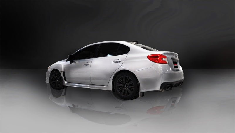 Corsa 2015 Subaru WRX Cat Back Exhaust, Black Quad 3.5in Tips *Sport* - Crew Original
