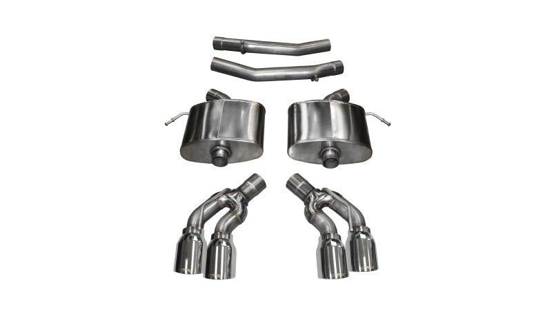 Corsa 2016 Cadillac CTS V 6.2L V8 2.75in Polished Xtreme Axle-Back Exhaust - Crew Original