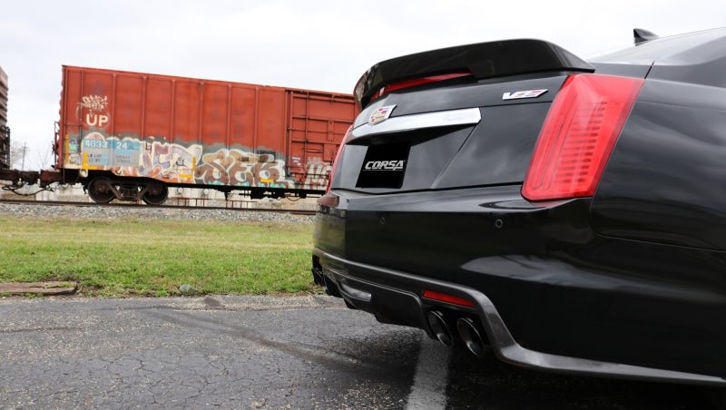 Corsa 2016 Cadillac CTS V 6.2L V8 2.75in Polished Xtreme Axle-Back Exhaust - Crew Original