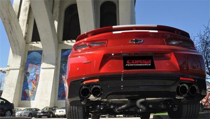 Corsa 2016 Chevrolet Camaro SS 6.2L V8 2.75in Black Sport Axle-Back Exhaust - Crew Original