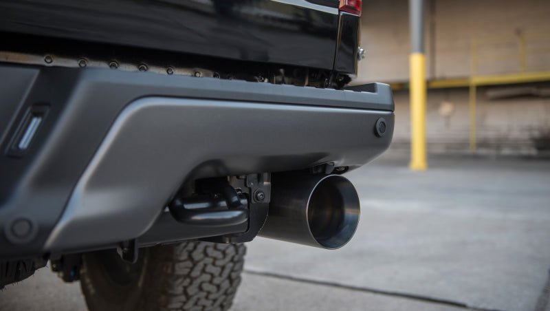 Corsa 2017 Ford F-150 Raptor 3.5L Sport Cat-Back Dual Rear Exit w/ 5in Gunmetal Tip - Crew Original