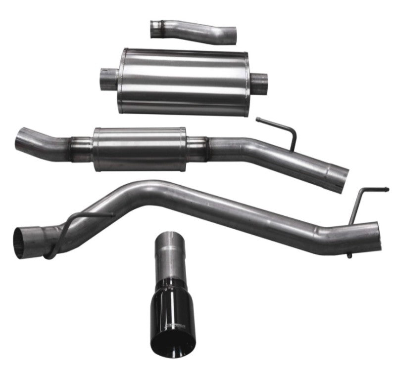 Corsa 2020 Jeep Gladiator JT 3.0in Cat-Back Single Touring Side Exit w/ 4.0in Black Tip - Crew Original