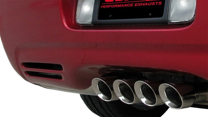 Corsa 97-04 Chevrolet Corvette C5 Z06 5.7L V8 Polished Sport Axle-Back Exhaust - Crew Original
