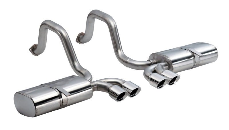 Corsa 97-04 Chevrolet Corvette C5 Z06 5.7L V8 Polished Sport Axle-Back Exhaust - Crew Original