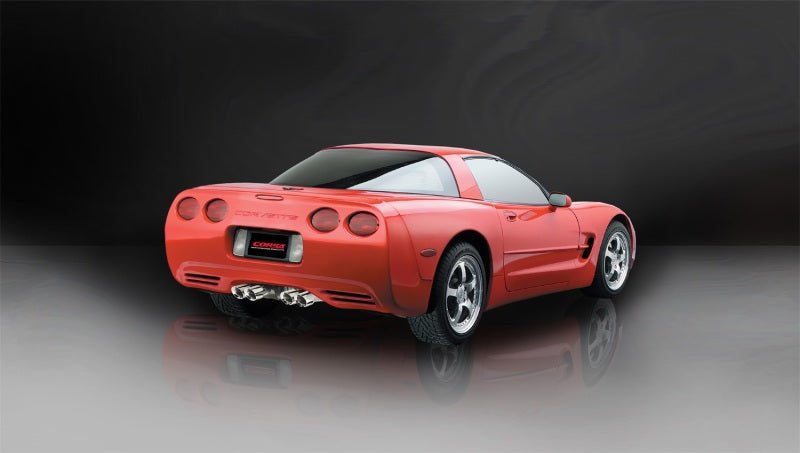 Corsa 97-04 Chevrolet Corvette C5 Z06 5.7L V8 Polished Xtreme Cat-Back + XO Exhaust - Crew Original