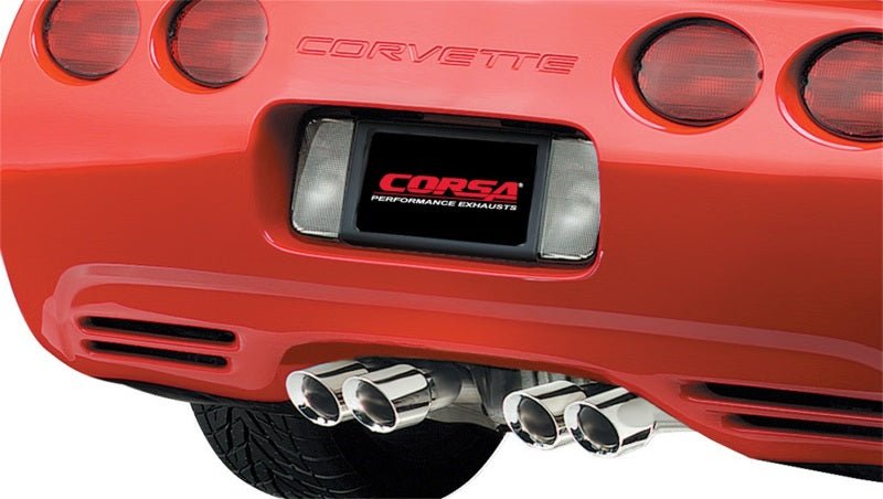Corsa 97-04 Chevrolet Corvette C5 Z06 5.7L V8 Polished Xtreme Cat-Back + XO Exhaust - Crew Original