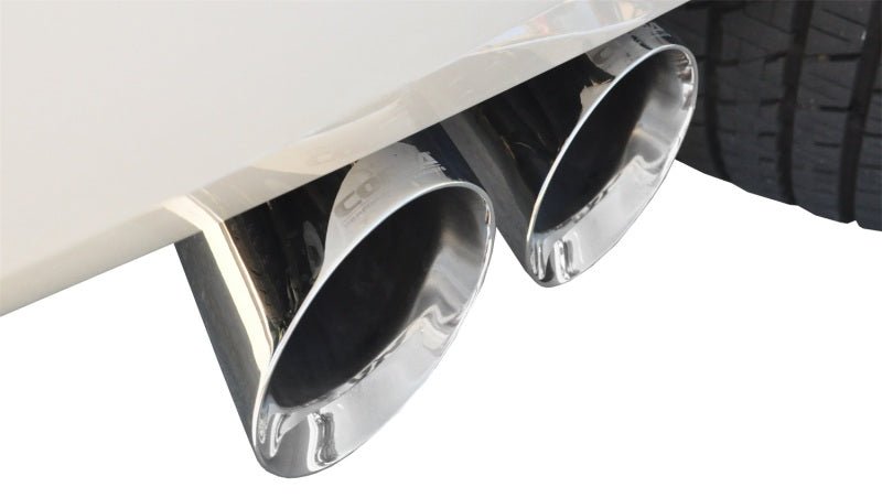 Corsa Cat Back Exhaust, Sport, 3in, Single Side Twin Polished 4in Tips, 2015 Chevy Tahoe/GMC Yukon - Crew Original