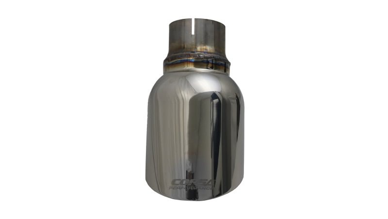 Corsa Single Universal 2.5in Inlet / 4.5in Outlet Polished Pro-Series Tip Kit - Crew Original