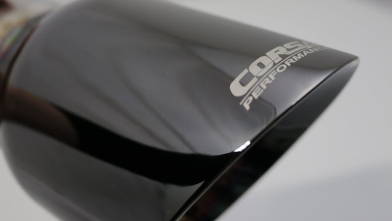 Corsa Single Universal 3.0in Inlet / 4.5in Outlet Black PVD Pro-Series Tip Kit - Crew Original