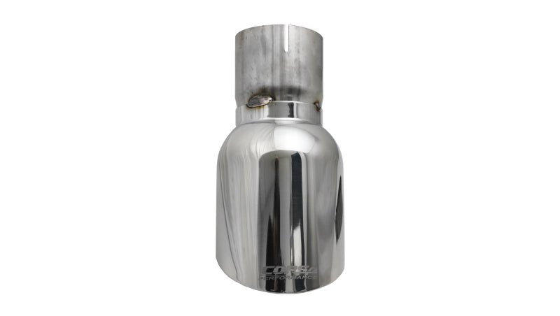 Corsa Single Universal 3.0in Inlet / 4.5in Outlet Polished Pro-Series Tip Kit - Crew Original