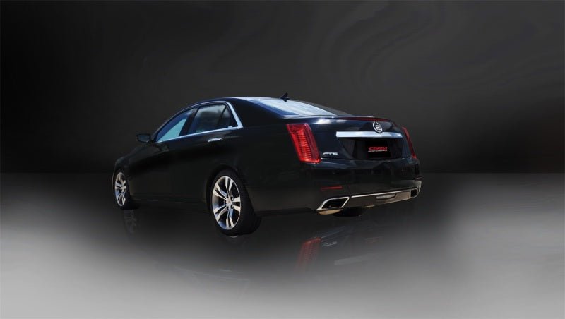 Corsa Sport Axle-Back Exhaust Dual Rear Polished Outlet 2014 Cadillac CTS Vsport 3.6L V6 Automatic - Crew Original