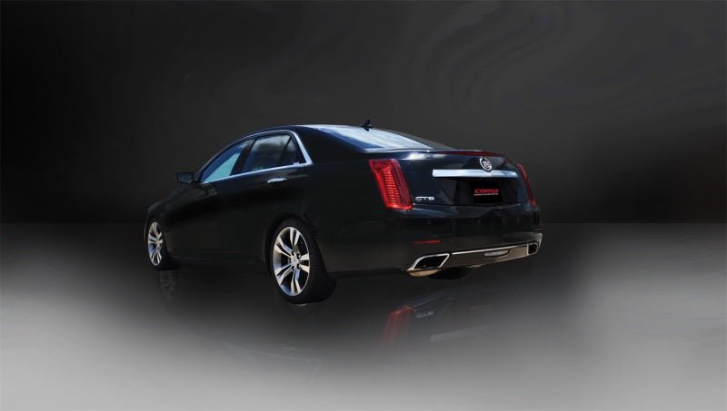 Corsa Sport Axle-Back Exhaust Dual Rear Polished Outlet 2014 Cadillac CTS Vsport 3.6L V6 Automatic - Crew Original