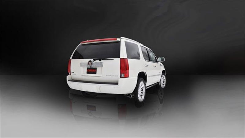 Corsa Universal Stainless Steel Exhaust Single Side Exit w/ 4in Black PVD Pro-Series Tip - Crew Original