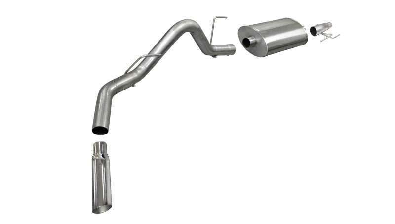 Corsa/dB 11-13 Ford F-150 EcoBoost 3.5L V6 Polished Sport Cat-Back Exhaust - Crew Original
