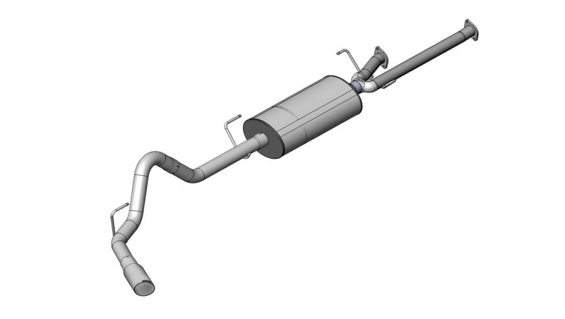 Corsa/dB 11-14 Toyota Tundra Double Cab/Crew Max 5.7L V8 Polished Sport Cat-Back Exhaust - Crew Original