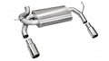 Corsa/dB Jeep 07-11 Wrangler 3.8L/12-14 Wrangler 3.6L Polished Sport Axle-Back Exhaust - Crew Original