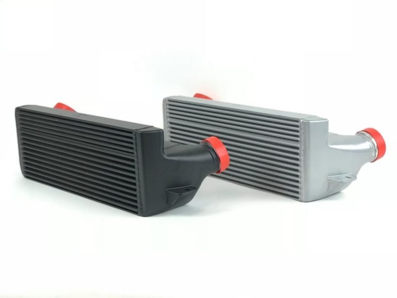 CSF 04-13 BMW 335i/xi (E90/E91/E92/E93) High Performance Stepped Core Bar/Plate Intercooler - Black - Crew Original