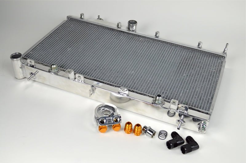 CSF 08-15 Subaru WRX/STI 2-Row Radiator w/Built-In Oil Cooler - Crew Original